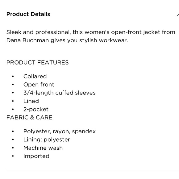 Dana Buchman Jacket - Picture 4 of 4